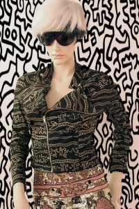 KH SNAKE PRINT MC JACKET